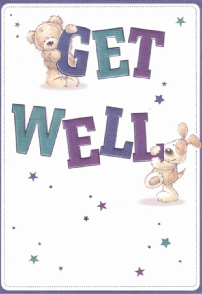 This card captures the heart of community spirit found throughout Forest Hill-a delightful bear and a playful pup are illustrated in lovingly warm colours, surrounded by dancing stars that symbolize hope and joy. The typography leaps out in lively purples and cool aquas, confident and friendly, as if offering a hug through every letter of 'Get Well.' The tactile appeal of the art is unmistakable, with the bear's soft fur and the dog's velvety ears practically inviting a gentle touch, akin to running fingers over the petals of a perfectly arranged bouquet by a Forest Hill florist. The stars, painted in shades of blue and violet, glimmer against a clean, serene background, evoking the peaceful clarity found in Forest Hill's green spaces. This card, imbued with innocence and sincerity, feels like a companion to a bouquet delivered by Forest Hill Flowers-together, they create a warm, uplifting gesture of care, ideal for lifting the spirits of someone convalescing in the local area.